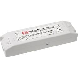 MEAN WELL PLC-30-12 LED-Treiber, LED-Trafo Konstantspannung, Konstantstrom 30 W 0 - 2.5 A 12 V/DC nicht dimmbar, PFC-Schaltkreis, Überlastschutz,