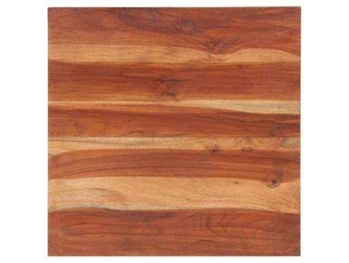 KGFHERENB Tischplatte Massivholz Akazie 60x60 cm Quadratisch Robustes Massivholz mit Honigfinish für Esszimmer und Café, inklusive zwei Holzstützen unter der Platte.
