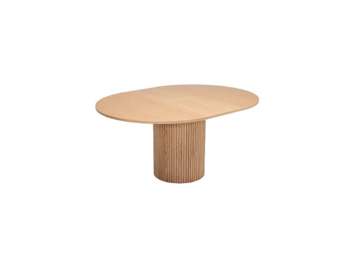 Hochwertiger, ausziehbarer Esstisch „Toscana“ Ø 120-160 x 120 cm Eiche Natural MR.WOOD