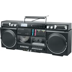 MUSE M-380 SW - Boombox, M-380 mit Radio, CD, Kassette und Bluetooth