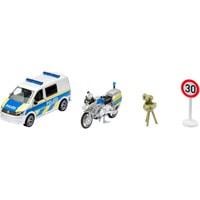 2562 SUPER VW T6 mit BMW Polizeimotorrad, Modellfahrzeug