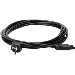 Kopp 226405041 Schutzkontaktzuleitung 5m, kompatibel mit GST-Stecksystem, Farbe: schwarz