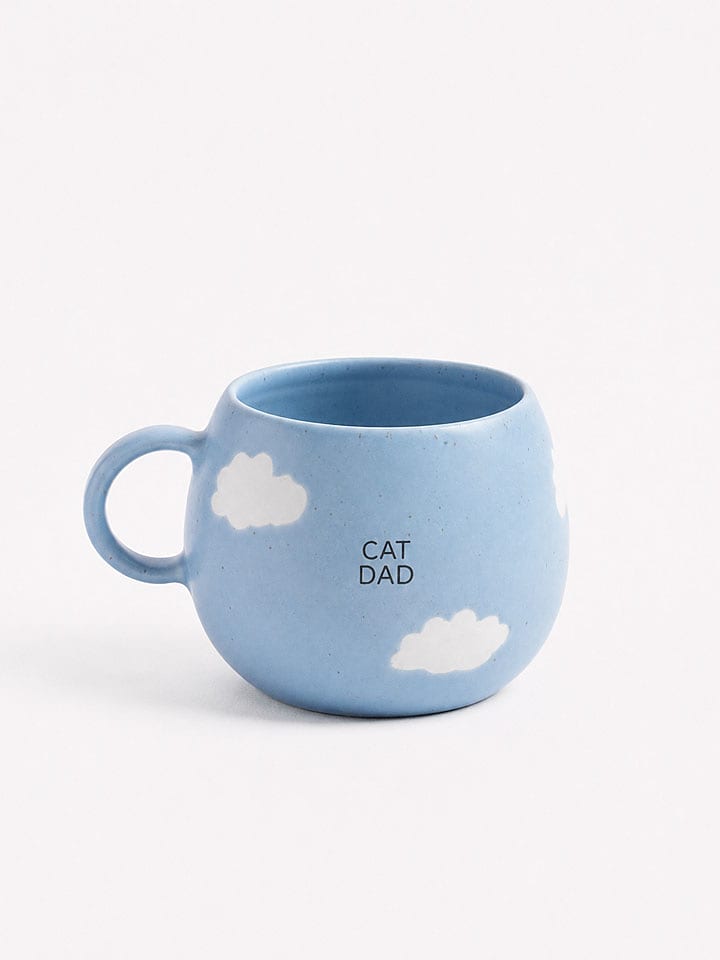 Egg Back Home Jumbotasse ''Cloud - Cat Dad'' in Hellblau - 500 ml - onesize
