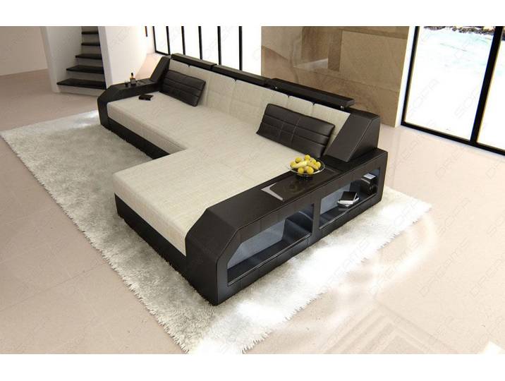 Ecksofa Arezzo L-Form aus Stoff