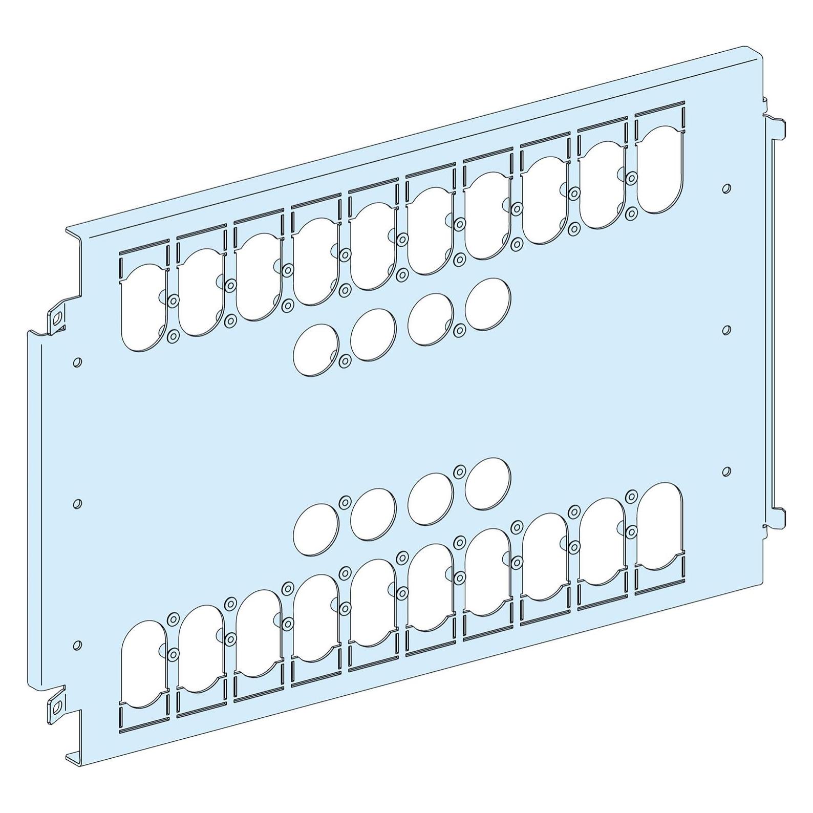 Schneider Electric Vertikale Montageplatte 2 NS630 (LVS03461)