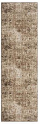 Porch & Den Delta Distressed Sand Tones Abstract Area Rug