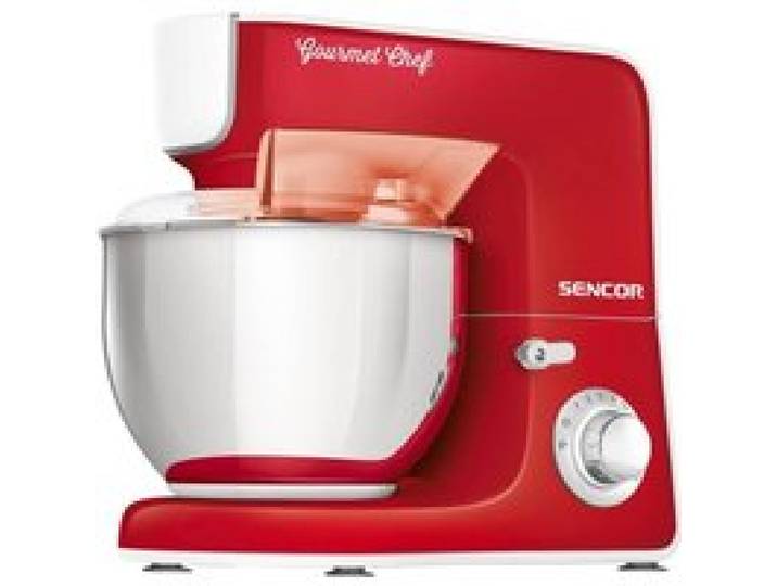 Robot de cuisine - SENCOR - STM3774RD - 1000W - 5.5L - Rouge - Inox