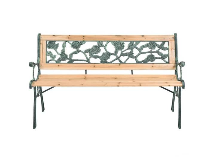 CLOUD Banc d'extérieur banquette Banc de jardin - élégant Design - 122 cm Bois CHYNEW8558896