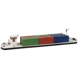 Faller 131013 H0 Schiff Modell Flussfrachter mit Containern