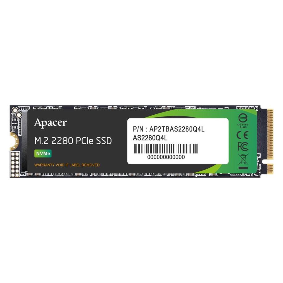 Apacer 256 GB M.2 2280 NVME AS2280Q4L (256 GB, M.2 2280) (AP256GAS2280Q4L-1)