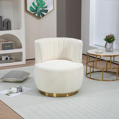 360 Degree Swivel Cuddle Barrel Accent Sofa Chairs