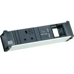 Bachmann 912.1781 CONI 1xUK 3,15A 1xUSB Charger 1xCM 0,2m 9121781