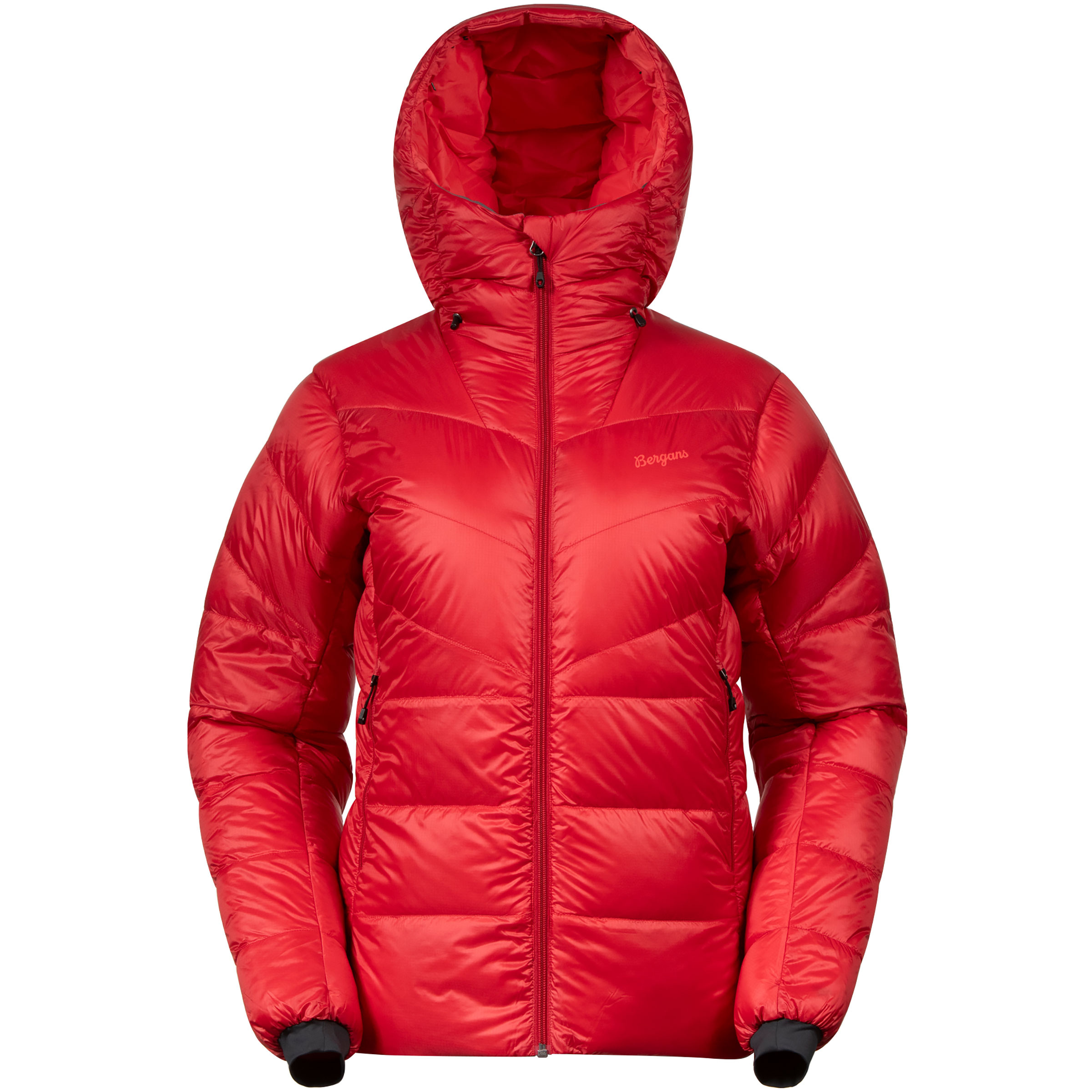 Bergans Rabot Allround Down Damen Isolationsjacke rot Größe M Trekking Wasserabweisend Wasserabweisend
