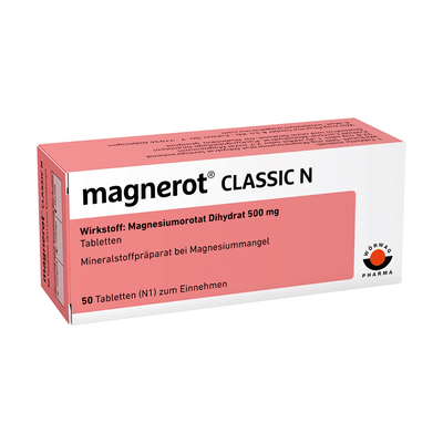 Wörwag Pharma GmbH & Co. KG MAGNEROT CLASSIC N Tabletten 50 St 00150768