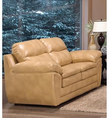 Simon Leather Gel Upholstered Loveseat