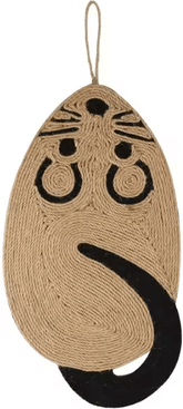 Inspire Curations EcoScratch Natural Sisal Cat Scratching Mat For Indoor Cats mouse