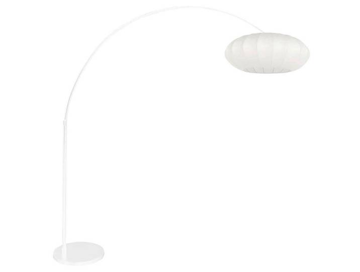 Stehleuchte, Weiss, Textil, rund, 50x240x230 cm, Lampen & Leuchten, Innenbeleuchtung, Stehlampen, Stehlampen