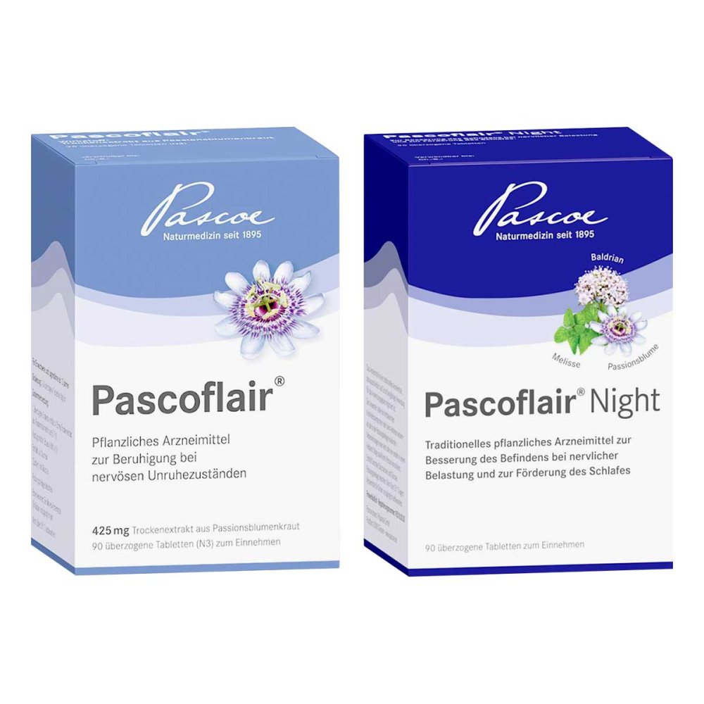 Pascoe pharmazeutische Präparate GmbH Pascoflair + Pascoflair Night überzogene Tabletten 08105630