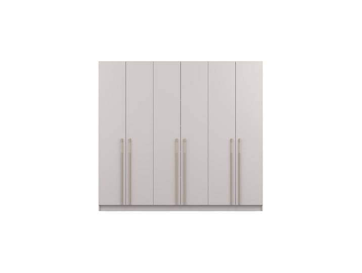 Deine Möbel 24 Kleiderschrank Mirelo 6D 230 cm breit in Kaschmir, 230x210x57 cm, Schlafzimmer, Kleiderschränke