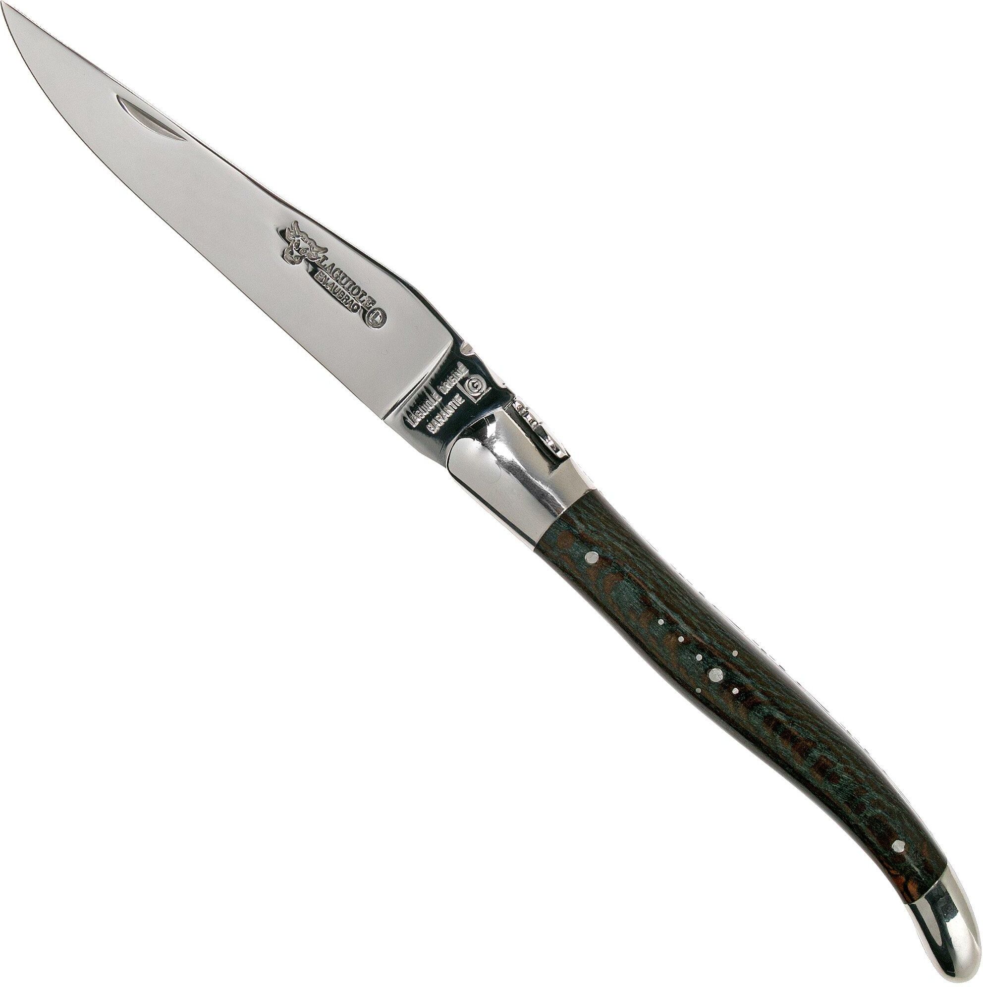 Laguiole en Aubrac Classic 12cm platano blu L0212PYBI/FSJ1