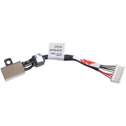 Dell DC Power Input Jack W Cable, Notebook Ersatzteile, Schwarz