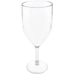 MONOUSO - Mehrweg Weinglas aus PS Transparent 300ml (6 Stück)