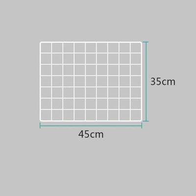 Modern Metal Grid Display Stand For Photos Art And Jewelry Booths white Grid (l)
