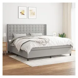 vidaXL, Boxspringbett, Parker Buttons (200 x 200 cm)