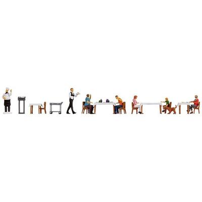 NOCH H0 Figuren-Themenwelt 'Restaurant' 16246 Bemalt