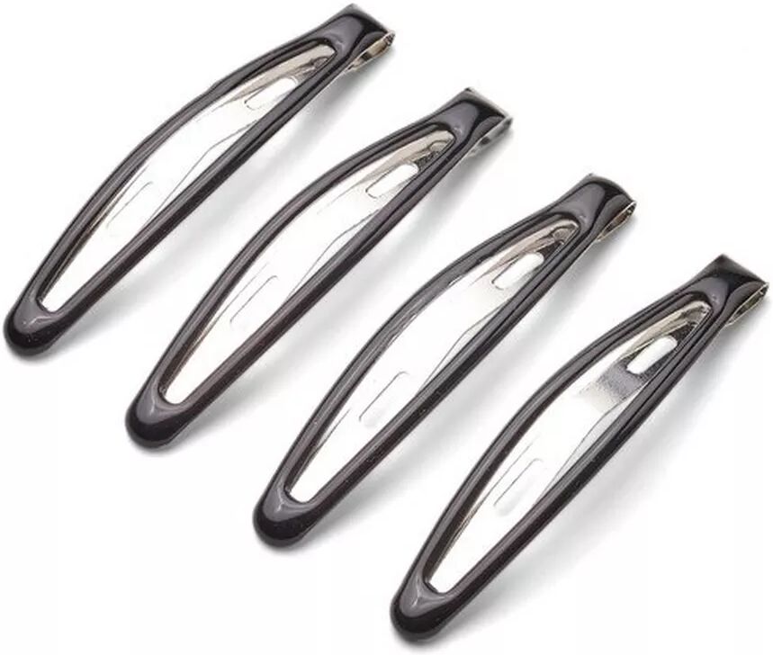 Trisa Haarschmuck - Click Clack, Click Clack Epoxy, 6cm, Black