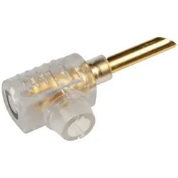 BWS 4GS - Bananenwinkelstecker,4mm,schwarze Kennung