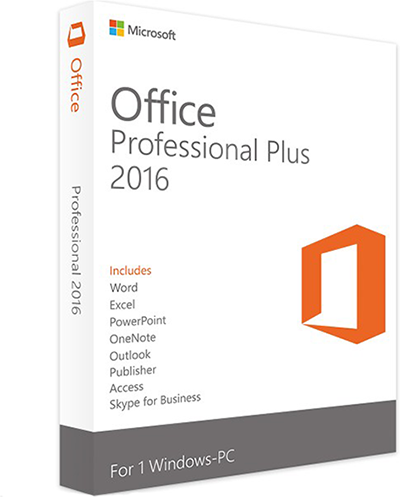 Microsoft Office 2016 Professional Plus (Windows)