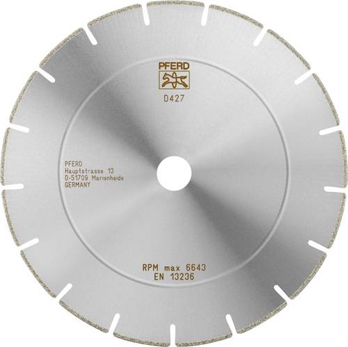PFERD TOOLS 68423227 D1A1RSS 230-2,5-22,23 D 427 GAS2 Diamanttrennscheibe Durchmesser 230mm Bohrungs-Ø 22.23mm Duroplast