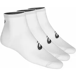 ASICS, Herren, Sportsocken, 3ppk Quarter (39 - 42), Weiss