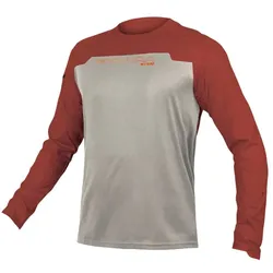 ENDURA Langarmtrikot MT500 Burner | ziegelrot S
