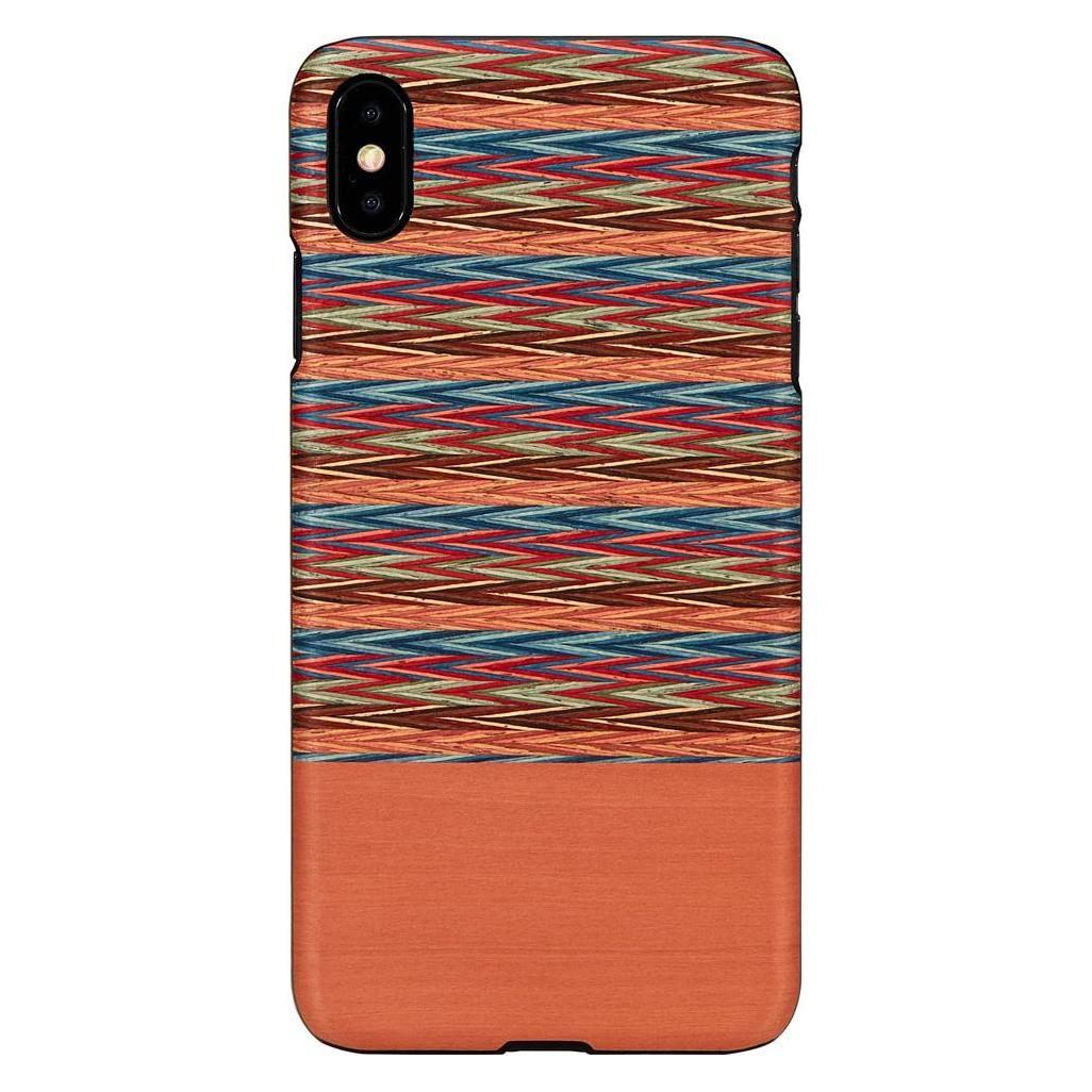Man&Wood SmartPhone case iPhone XS Max browny check black (Apple iPhone XS Max) (1000000329)