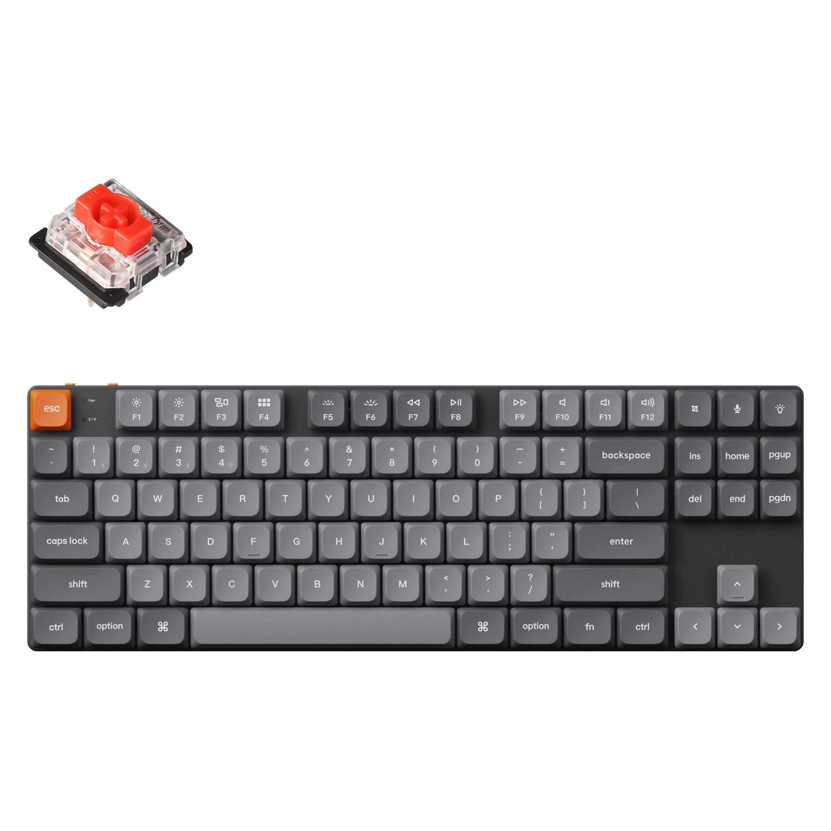 Keychron K1M-H1 (US, Kabelgebunden, Kabellos) (K1M-H1)
