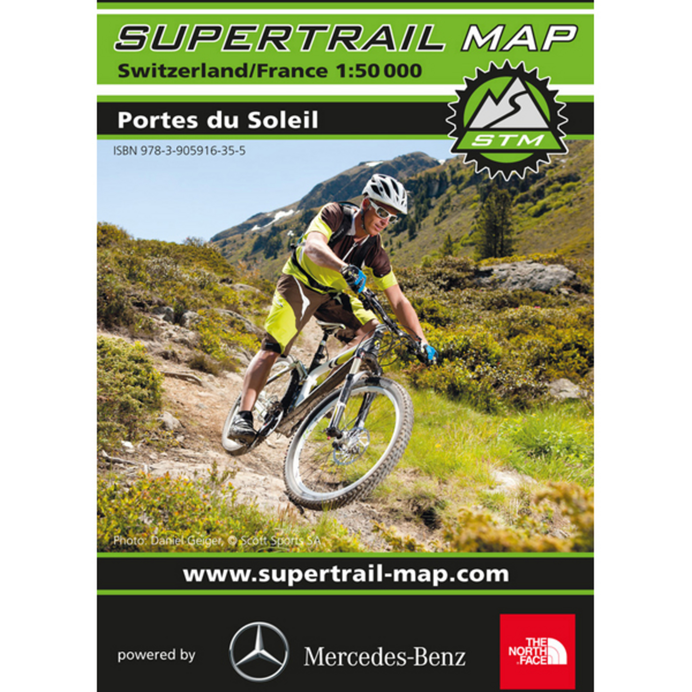 Supertrail Map Les Portes du Soleil - MTB Topografische Karten