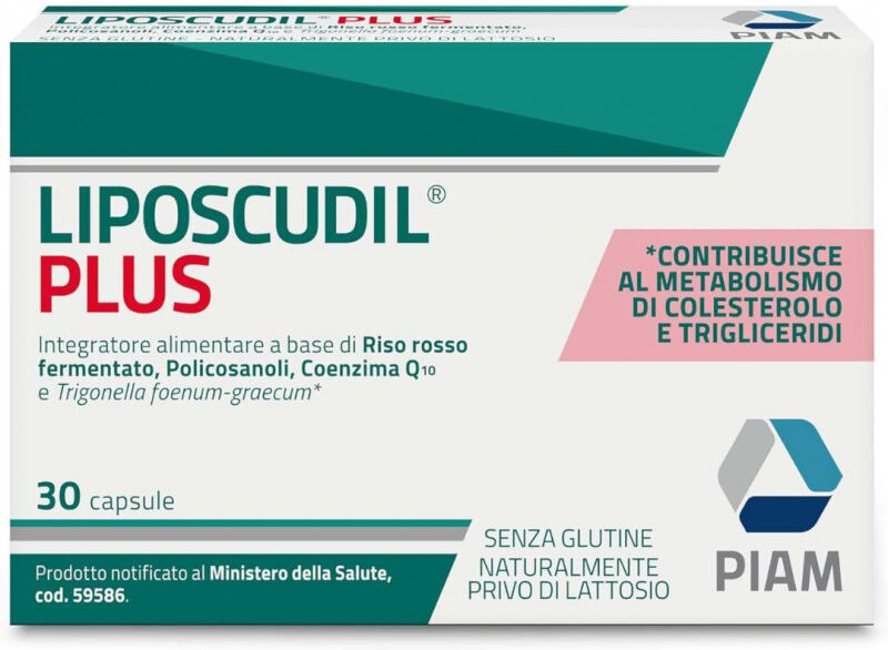 Piam Liposcudil Plus Integratore Colesterolo 30 Capsule