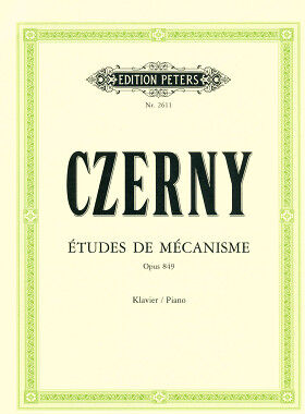 Edition Peters Czerny Études de Mécanisme