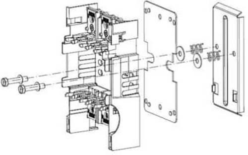 ABB 1SEP407897R0001 XLP00 Befestigung für Doppel-DIN-Schiene Befestigung 1St.