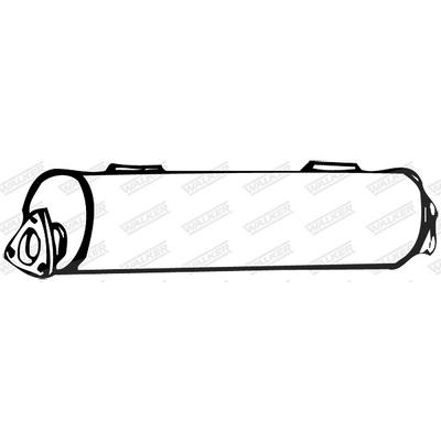 Walker Mittelschalldämpfer [Hersteller-Nr. 25251] für VW
