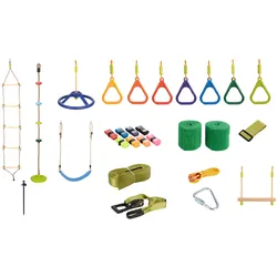 EDUPLAY Hangelpfad Ninja Line Profi Set, mehrfarbig