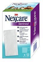 3M Garza Compressa Nexcare Sterimed In Cotone 20 Fili 18x40cm Multilingual 12 Pezzi