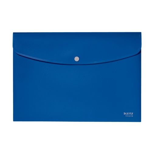 LEITZ Dokumententaschen Recycle 4678 DIN A4 blau genarbt