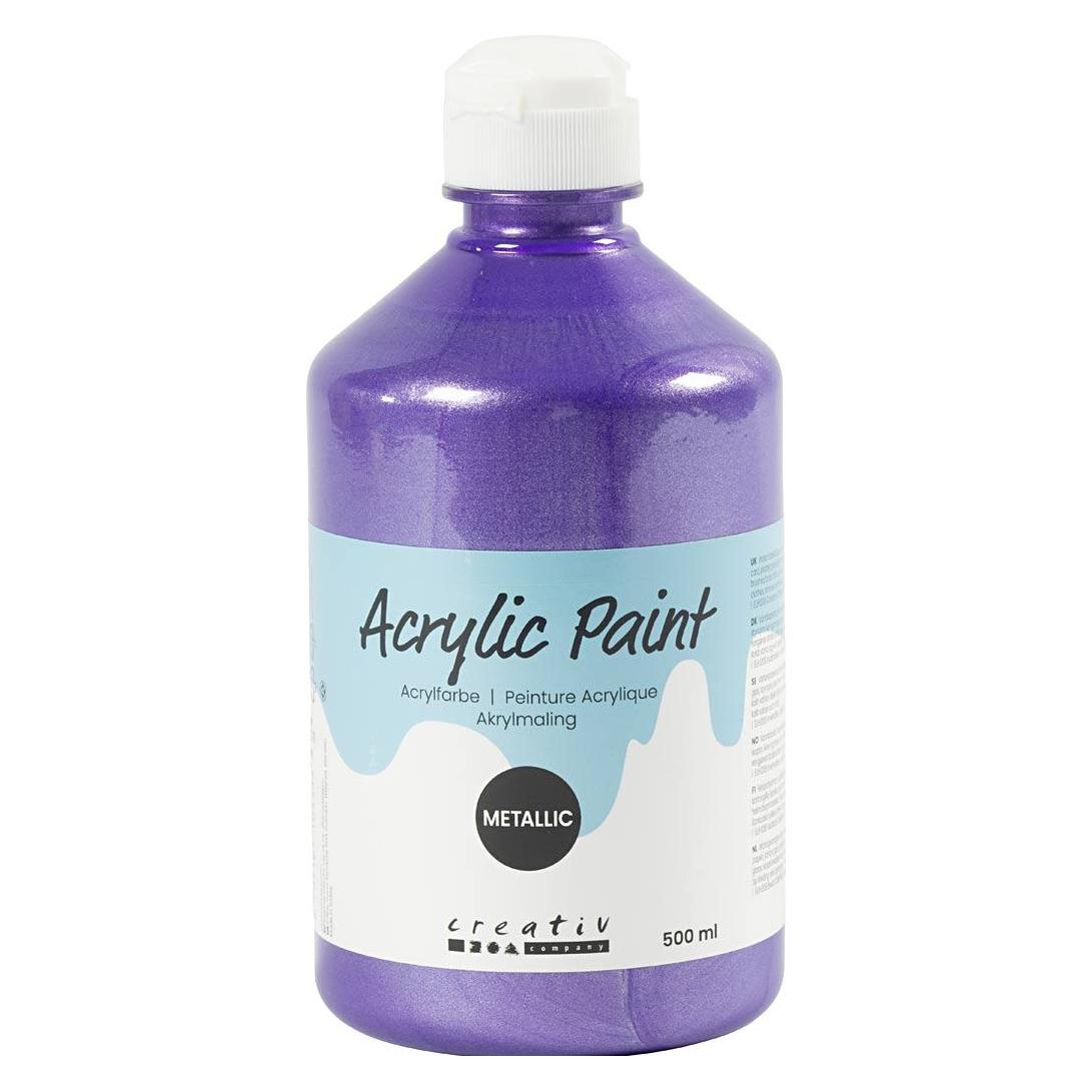A'Color Acrylic Paint Metallic (500 ml) (5707167103333)