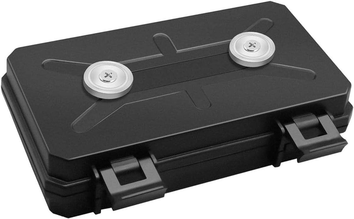 Ondergrondse Sleutelkast met Dubbele Magneet - Waterdichte Sleutelhouder voor Auto en Buitenactiviteiten