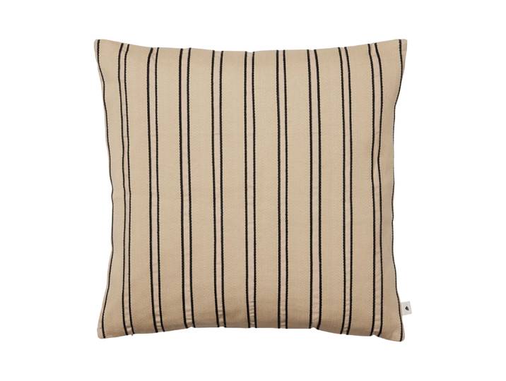 Ferm Living Housse de coussin Twill 50x50 cm Cashmere-black
