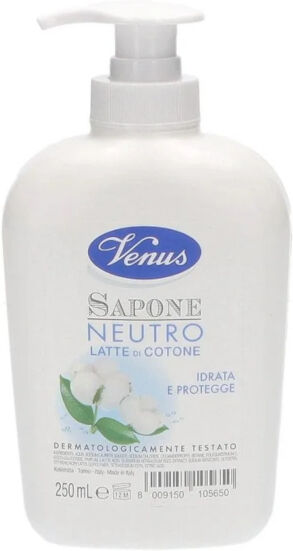 Kélemata Venus Sapone Liquido Neutro 250ml – Detergente Delicato Per Mani E Viso