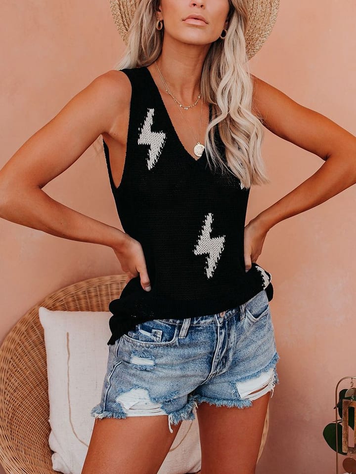 LA Angels Stricktop in Schwarz - XL